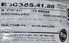 Carol E3038S 18/8C Stranded Control/Communications Cable Plenum CMP White /50ft
