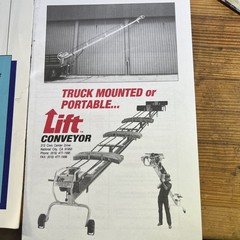 Lift Equipment, Inc. Portable Conveyor Replacement Belts
