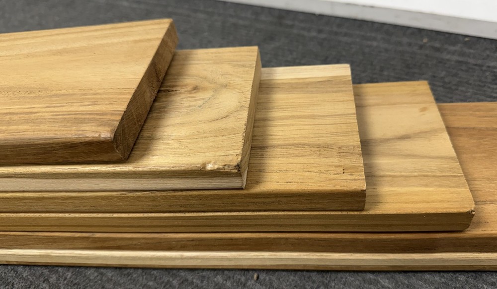 3/4″ x 4.75″ x 84″ 6 Boards Premium Teak Kiln-Dried Deck Board Lumber Costa Rica