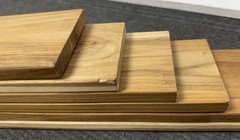 3/4″ x 4.75″ x 84″ 6 Boards Premium Teak Kiln-Dried Deck Board Lumber Costa Rica