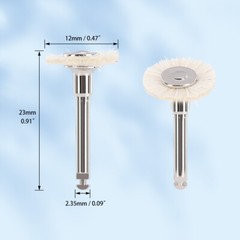 AZDENT Dental Polishing Brushes Wheel RA Goat Hair/Felt/Cotton/FX Contra Angle