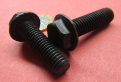 Flange Serrated Bolt, 10.9, FT, M12 x 1.75 x 40 mm Length, 5 Pc