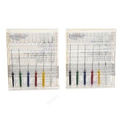 6x Dental Nerve Broach Barbed Broaches Endo Files For Sonic Air Driven Handpiece