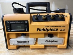 Fieldpiece VP87 8 CFM Dual Stage Vacuum Pump A2L Compatible TESTED