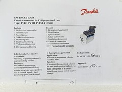 DANFOSS PVES 32 EX Electronic Actuator 11084102 Electrohydraulic ATEX, 24 V #NEW