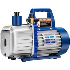 3/4HP 7.2CFM 110V 2Stage HVAC AC Vacuum Pump Air Conditioning w/ 2 Oil Bottles