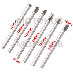 6pcs 1/4″ Tungsten Steel Carbide Burr Rotary Drill Bits Tools Cutter Files Set