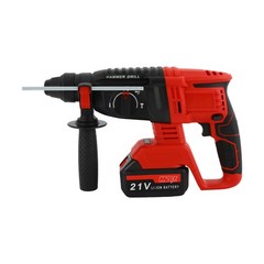 Battery-powered Hammer Drill With 4 Modes & Depth Ruler For Electric Tools