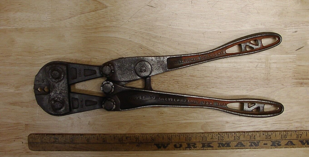 Antique National Telephone Supply Co Slot Nicropress Sleeve Tool,No.41,15″,VGC!