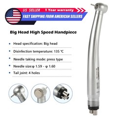 SKYSEA Turbina de pieza de mano dental de alta velocidad 4 agujeros 4H