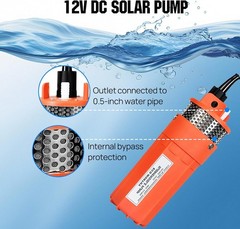 ECO-WORTHY 12V DC Submersible Well Water 12v 96w Pump, Pump