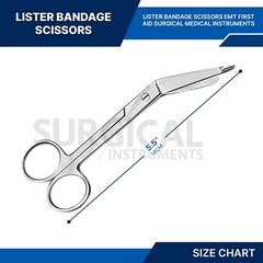 3 Bandage Scissors 5.50″ Nurses EMT Surgical Medical Instruments First Aid