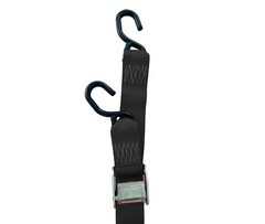2 Pack 2″x6′ Cam Buckle Tie Down Strap w/S Hook for Motorcycle Boat Trailer Bike