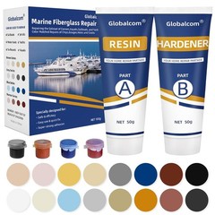 Gel Coat Repair Kit Boat Fiberglass Scratch Marine Gelcoat Filler Color Match