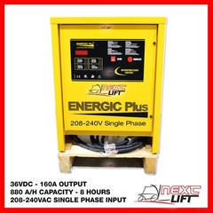 NEW 36 VOLT 140 AMP 240V SINGLE PHASE FORKLIFT CHARGER 36V 208V 220V 1P 770 A/H