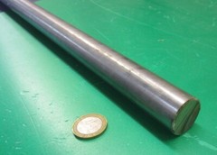 303 Stainless Steel Rod Round Bar, 1.00″ Diameter x 5 Foot Length