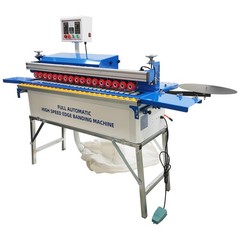 All-in-One Woodworking Edge Bander&Trimmer for Straight and Curved Line Use 110V