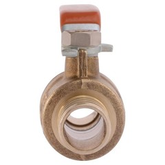 Sharkbite 22462LFA Brass Crimp Ball Valve, 3/4 Inch x Pack of 1, Metal