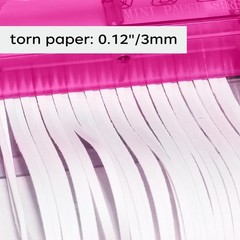 Portable Hand-Powered Shredder – Quiet Operation & 1L Capacity in Delightful Red
