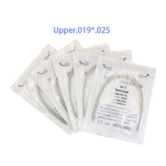 Dental Ortho Heat Thermal Activated Niti Rectangular Arch Wire Ovoid Form