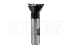 CNC 1-3/8 x 5/8″ Shank 60° Indexable 3FL Dovetail Cutter w/Cert. P]