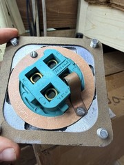 APPLETON ADR6034 Aluminum Powertite Spring Door Receptacle 60 Amp