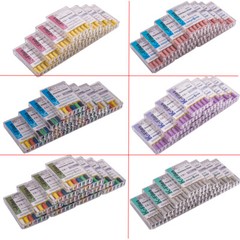 60X Endodontic Hand Use K-Files Stainless Rotary Root Canal hand File 25MM#15-80