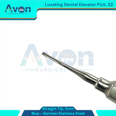 Dental Tooth Extraction Luxating Elevators, 1.5mm to 5mm, STR, German Steel(5PK)