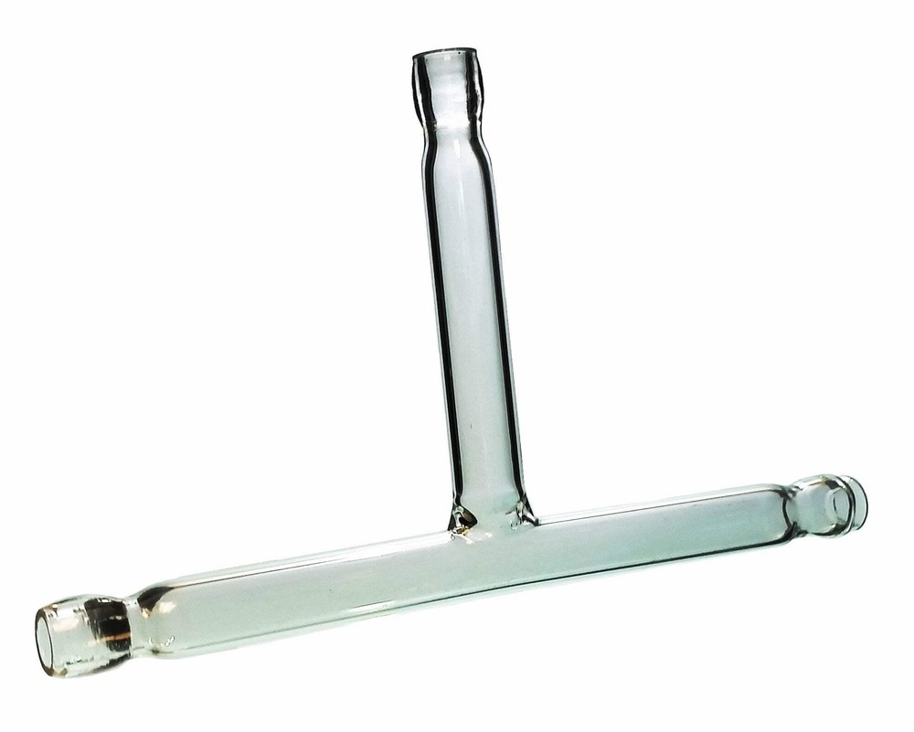 Connecting Tube, Glass, T-Shaped, 6mm