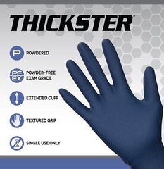 SAS Safety® Thickster® Powder-Free Exam Grade Latex Gloves (500/Case)