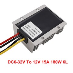 DC-DC 6-32V to 12V 5-25A Automatic Voltage Stabilizer Power Converter Regulator