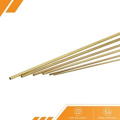 6Pack – Brass Tube 1mm – 2mm OD x 0.2mm Wall Thickness 300mm Length