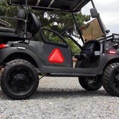 Reflective Slow Vehicle Sign 14″x16″ Safety Triangle Golf Cart,Tractor, UTV