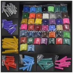 1040 Pcs/Bag Dental Orthodontic Elastic Rubber Bands Ligature Ties 44 Colors