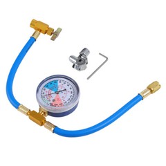 BPV31 Bullet Piercing Tap Valve Kits w/ Pressure Gauge Home Refrigerator Freezer