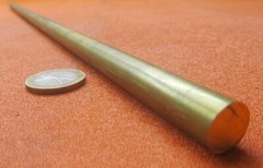 360 Brass Rod 1/2″ (.500″) Diameter x 24.0″ Length