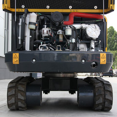 3.5 Ton Kubota 25HP Diesel Mini Excavator, Side Swing Boom Mini Digger EPA