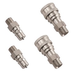 Hydraulic Quick Coupler Set for AGT Chinese Mini Excavators M14-M16 w/ Valve