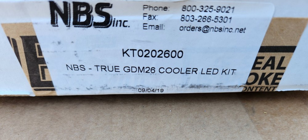 NBS KT0202600 True GDM26 Cooler Led Kit