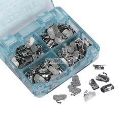 AZDENT Orthodontic Bondable Buccal Tubes MBT/ Roth 022/018 1st Molar Non-Conv
