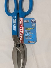 Channellock Tinner’s Snips: 2-1/2″ LOC, High Carbon Steel Blades 610TS