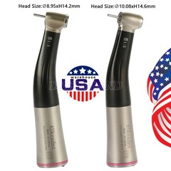 Dental LED 1:5 Contra Angle Fiber Optic Handpiece Mini / Standard Head 2 Colors