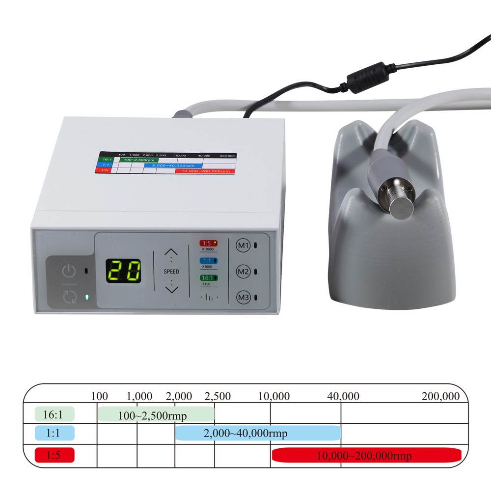 Light Dental LED Brushless Micro Motor Electric Motor ISO CE