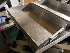 Hubert 15×9 Rectangle Stainless Steel Food Pans Trays Heavy Duty 10-PACK