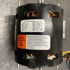 DAYTON HVAC 71903585 MOTOR 1/15 HP 208-230V 1300-1550 RPM 3RCX9B 5/16” Shaft