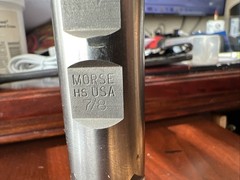 MORSE 7/8 x 7/8 x 4FL HS End Mill Made in USA