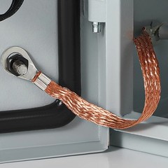 100x Battery Lead Earth Strap Leng 200/250/300mm Flexible Cable Tin Copper Braid