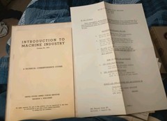Modern Machine Shop Training National Schools Volumes 1-3 Set 1943 Hardcover