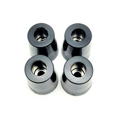 1″ Wide x 1 3/16″ Tall Heavy Duty Rubber Equipment Feet Steel Washer 4 -12 Packs