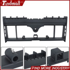 Heavy-Duty Pallet Fork Frame W/ Receiver Hitch & Spear Sleeves Skid Steer 4000lb